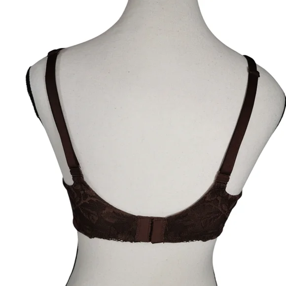 Victoria’s Secret Body by Victoria Push-Up Lace Bra Brown VS Push-Up Bra 34D - Picture 5 of 7
